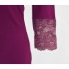 Tričko s krajkou - 3/4 rukáv - fuchsiové B