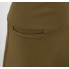 Áčková sukně s kapsou - khaki 3