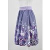 Půlkolová sukně - guma - Modřence 6