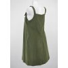 Áčkové šaty s laclem - světlejší khaki 4