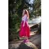Zavinovací sukně - sytě růžová