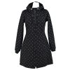 Softshellový kabát - áčkový - černý puntíkatý
