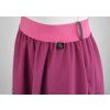 Půlkolová sukně - balonová - světle fuchsiová
