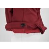 Softshellová bunda - kapsy na zip - vínová 5