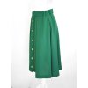 Sukně s knoflíky - zelená 5