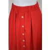 Sukně s knoflíky - červená 4