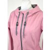 Softshellový kabát - áčkový - světle růžová