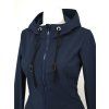 Softshellový kabát - půlkolový - tmavě modrý 4