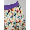 Půlkolová sukně - balonová - rozkvetlá 2