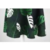 Půlkolová sukně - náplet - monstera B