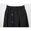 Sukně s knoflíky - černá 2