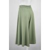Kalhotová sukně - olivová 2