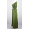 Zavinovací maxi šaty - zelené II.JAKOST 7