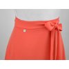 Zavinovací sukně - jasně korálová II.JAKOST