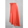 Zavinovací sukně - jasně korálová 4