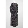 Šaty s výstřihem do V - černobílé II.JAKOST