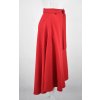 Zavinovací sukně - jasně červená 4
