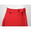 Zavinovací sukně - jasně červená 2