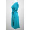 Zavinovací šaty - tyrkysové 3