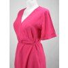 Zavinovací šaty - růžové 2