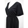 Zavinovací šaty - černé 3