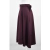 Zavinovací sukně - temně vínová 4