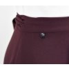 Zavinovací sukně - temně vínová