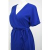 Zavinovací šaty - královsky modré II.JAKOST