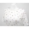 Tričko s delším rukávkem - drobná kvítka