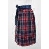 Pasová sukně - modročervená kostka 3