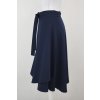 Zavinovací sukně - kratší - temně modrá 4
