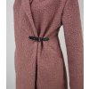 Kabát se sponou - buklé - starorůžový 2