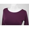 Tričko 3/4 rukáv - purpurové 2