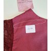 Tričko s krajkovými rukávky - světle vínové a bordó krajka II.JAKOST