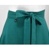 Zavinovací sukně - žíhaná - tyrkysová 2