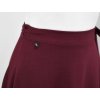 Zavinovací sukně - žíhaná - vínová