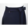 Zavinovací sukně - žíhaná - tmavě modrá