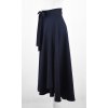 Zavinovací sukně - žíhaná - tmavě modrá 3