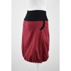 Softshellová áčková sukně - vínová 5