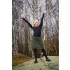 Black Mountain Softshellová áčková sukně - černá – fotografie 8