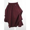 Sukně DUBAJ - bordó - s podšívkou 4