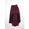 Sukně DUBAJ - bordó - s podšívkou 5