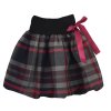 Dětská sukně - šedá kostka
