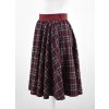 Kolová sukně - guma - vínová kostka 4