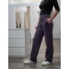 Kalhoty silnější - fialové - prodloužená délka
