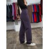 Kalhoty silnější - fialové - prodloužená délka