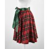Kolová sukně - guma - červená kostka II.JAKOST 5