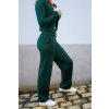 Kalhoty silnější - tmavě zelené - prodloužená délka 6
