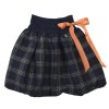 Dětská sukně - modrá kostka