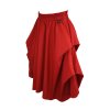 Sukně DUBAJ - červená - s podšívkou